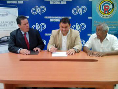  El CNP y CRGV del Zulia firman convenio con aseguradoras