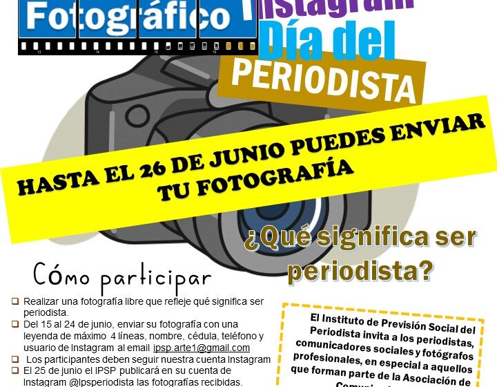  Estudiantes tendrán su categoría en el concurso Fotográfico por el Día Nacional del Periodista