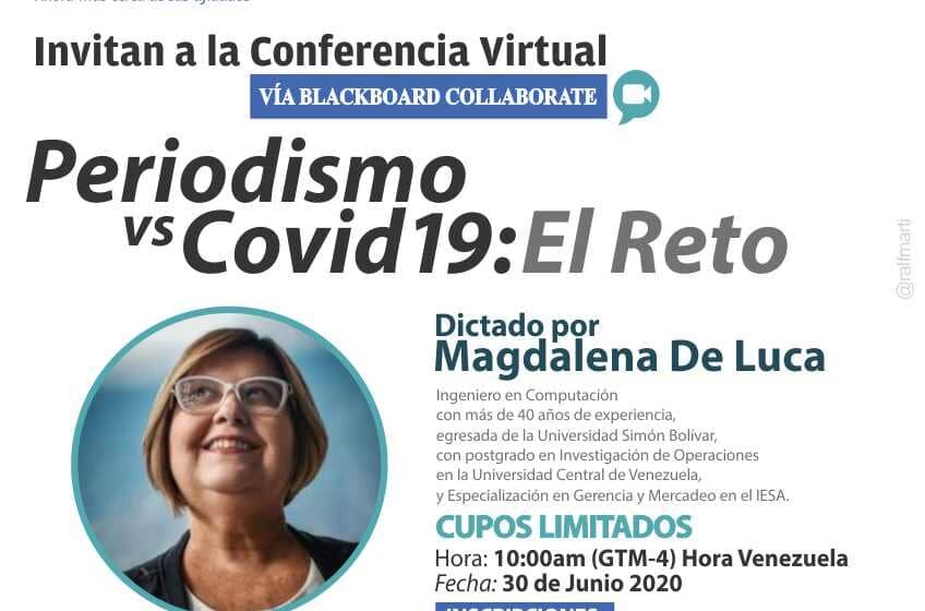  Este martes el IPSP organiza conferencia virtual Periodismo vs Covid 19: El reto